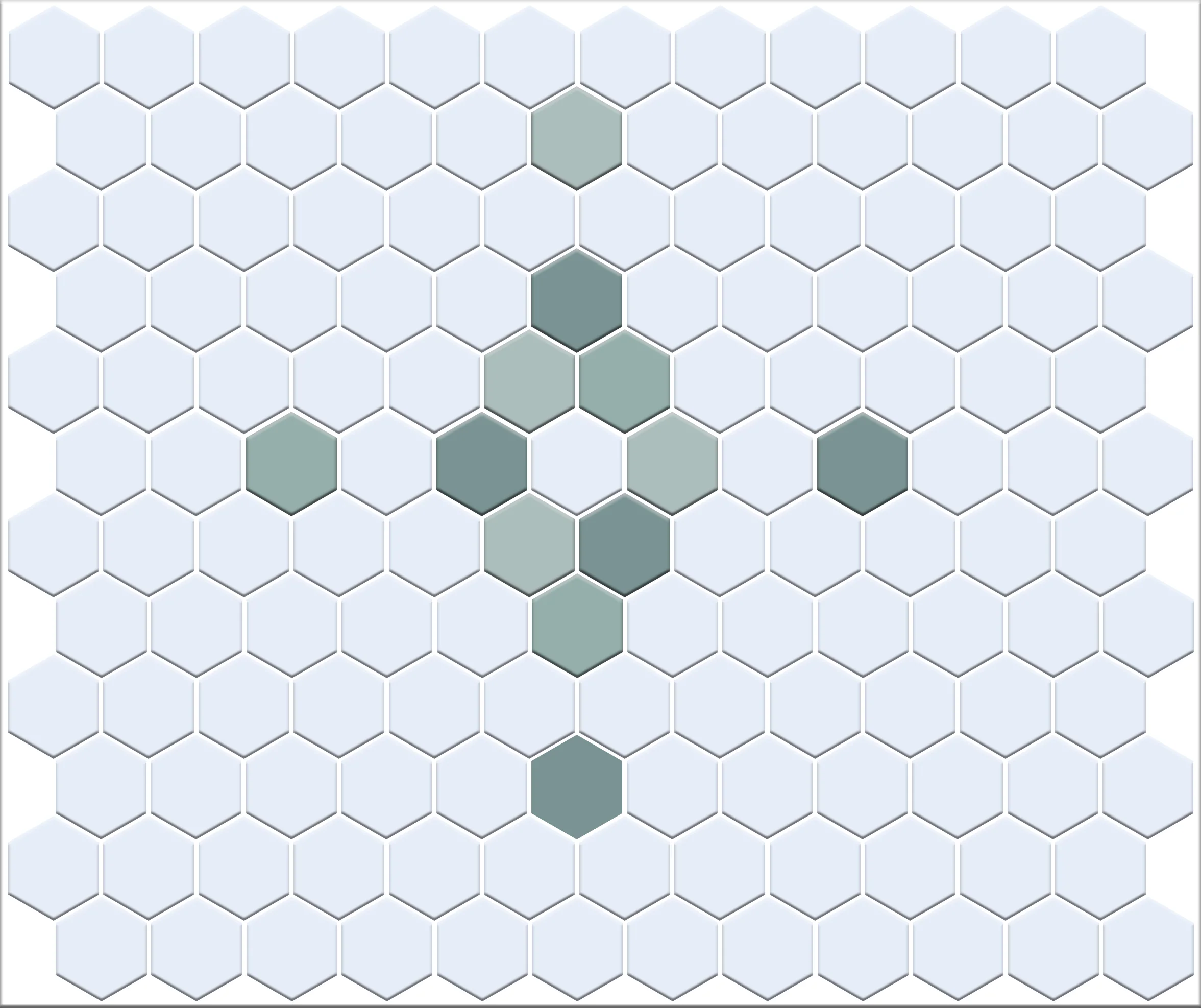 Diamond & Cross | Pinnacle Hexagon Patterns - Image 72