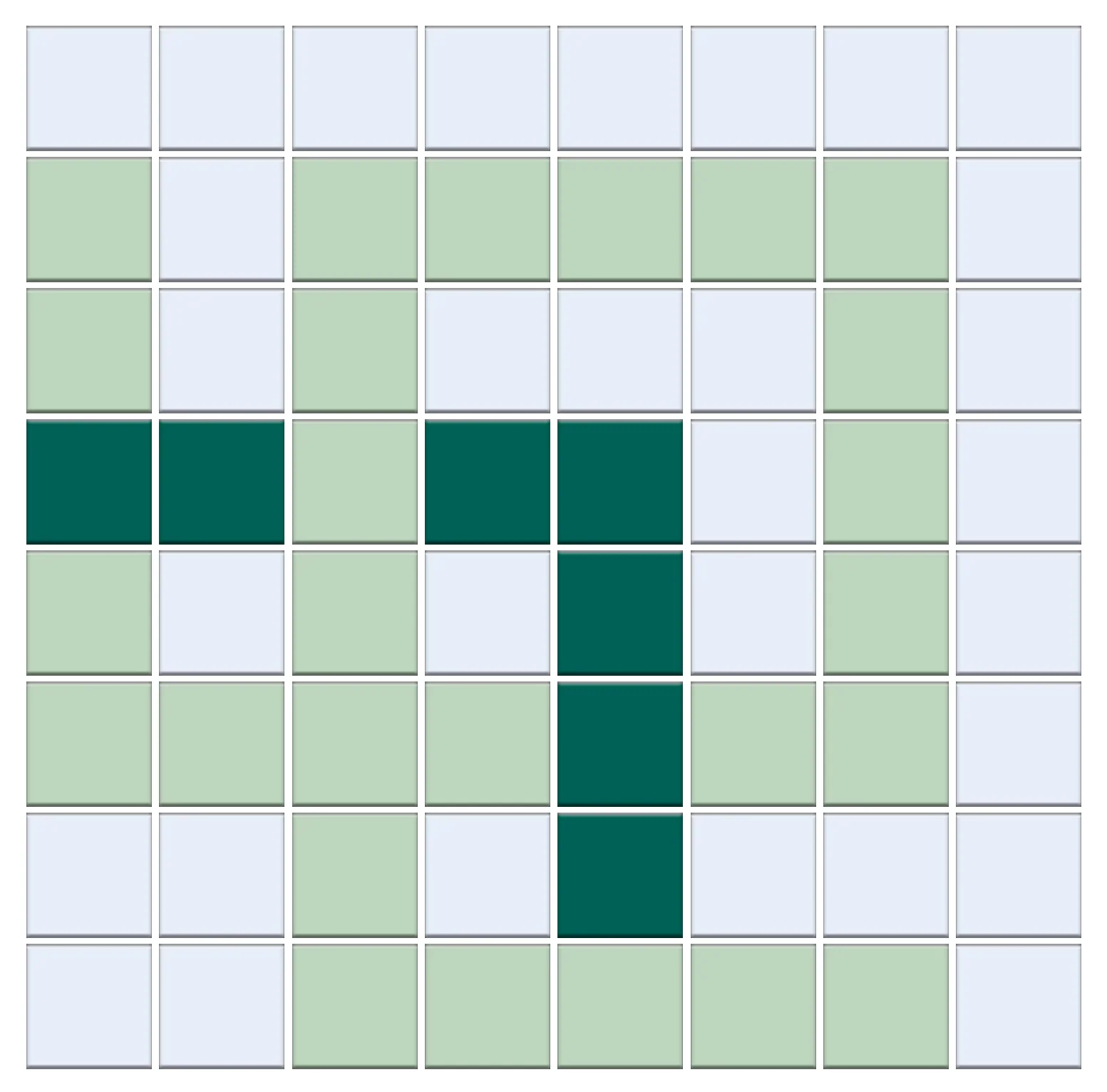 Glazed Aqueduct Border| Craftsman Squares | Porcelain - Image 24